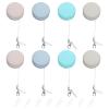 MECCANIXITY 8Pcs Candy Colors Phone Screen Cleaner, Blue Khaki Pink Green Phone Screen Cleaning Wipes, Fingerprint Proof Cleaning Ball for Mobile Phones Computers Car Screens view 1