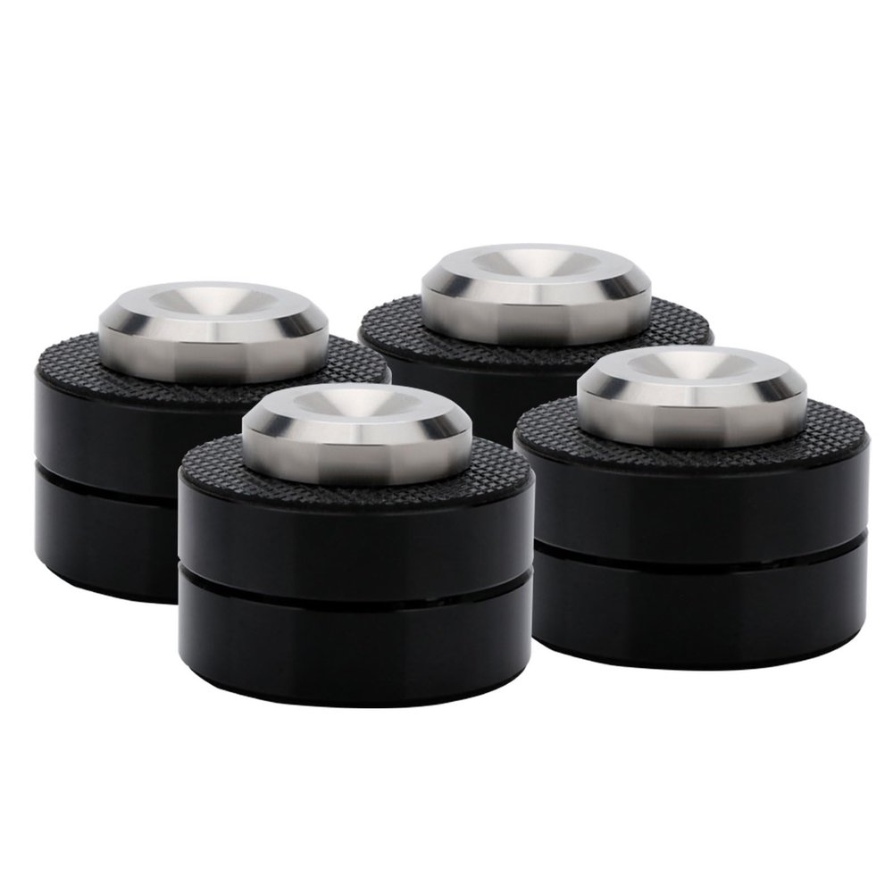 BAIMOQI 4Pcs High End AntiVibration Shockproof Spikes Sound Isolation Feet Pad for Speakers Enhances Sound Experiences