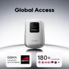 Portable Mobile HotspoteSIM Global WiFi Hotspot,No SIM Card/Contract Needed, 16Devices,180+ Countries, Compact Wireless Router for International Trips & BusinessFree 5GB US Data for 15 Days view 2