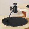 Desktop Projector Stand 360 Degree Rotation 1/4inch Mounting Screw Projector Stand Metal for Projectors Cameras Monitors view 4