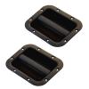 2Pcs Heavy Duty Black Steel Speakers Cabinet Handles Ergonomic Easy Portability Professional Stage Box Carry Gear Strong view 1