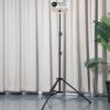 BAIMOQI Adjustable Aluminum Tripod Stand Holder for Projector Camera Webcam and Studio Lighting with 360 Degree Rotation view 2