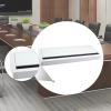 AsrMyjcx Desk Cable Management Box Power Strip Holder Efficient Charger Storage Cable Organizer Box Wire Hide for Home Kitchen Office, White view 2