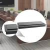 AsrMyjcx Desk Cable Management Box Power Strip Holder Efficient Charger Storage Cable Organizer Box Wire Hide for Home Kitchen Office, Black view 3