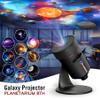 Galaxy Projector Upgraded 4K HD Star Projector Lens - Wider Sharper Projection, 10 Nebula Theme Discs, Timer Off, 28 Soothing White Noise, 360 Rotation, Valentines Day Gifts for Kids, Black view 3