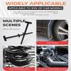 100pcs Nylon Universal Cable Tie Buckles, New Multifunctional Nylon Zip Ties With Pin & Button Design Plastic Cable Ties Tool Fasteners Car Body UV Resistant Zipties for Car Daily Repair view 3