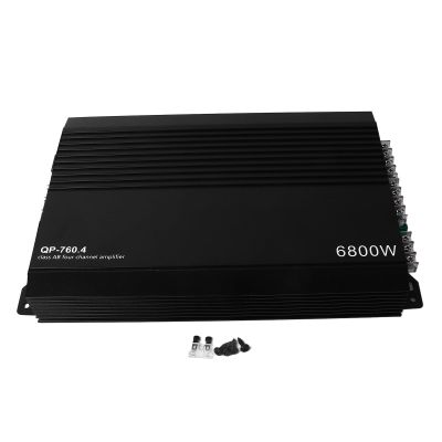 4 Channel Car Amplifier, Efficient Cooling System, Terminal Design, Copper Protection and Energy Storage with Dual Coil Transformer Efficiency for Car Audio System