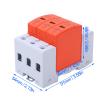 Voltage Spike Controller | 40KA 3P AC420V Circuit Protector for Home/Office/Industrial | Flame Retardant PC Housing | Rail Mounted Electrical Security Equipment view 4