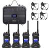 Retevis RT97S GMRS Repeater Communication Set, Full Duplex Radio Repeater(1 Pack) and NR30S Long Range Walkie Talkies with Mic (4 Pack), for Remote Area, Emergency Rescue view 1