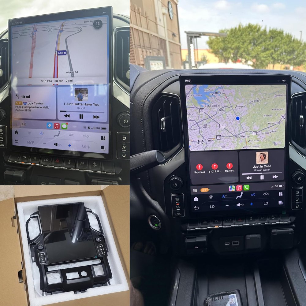 15.6 Inch Android 13 for Chevrolet Silverado GMC Sierra 2019 2020 2021 2022 2023 Carplay Car GPS Navigation Multimedia Head Unit