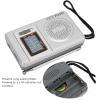 AM FM Transistor Radio, DSP Chip Pocket Radio with Built in Speaker, for Home Travel Entertainment Work Emergency view 2