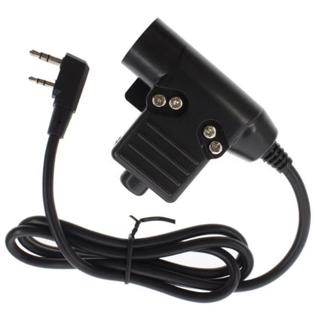 Fit for BAOFENG walkie talkie headset U94 PTT transmitting key interface K head