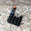 2pcs Fit for BAOFENG 5R series walkie talkie accessories silicone digital keyboard view 3