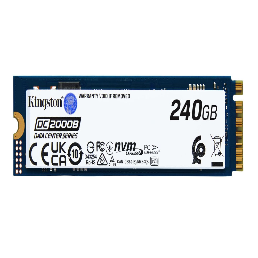 Kingston Enterprise 240GB DC2000B | PCIe 4.0 M.2 2280 SSD | SEDC2000BYM8/240G