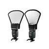 3xFit for DSLR Camera Mini Flash Diffuser Silver White Reflector Camera Top light Baffle view 2