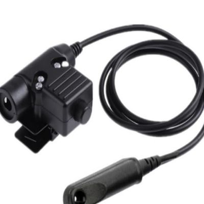 Fit for BAOFENG A58/9R/XR/9700 walkie talkie headset communication connector U94 PTT