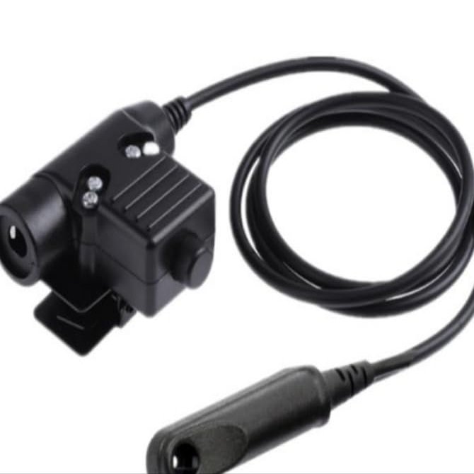 Fit for BAOFENG A58/9R/XR/9700 walkie talkie headset communication connector U94 PTT