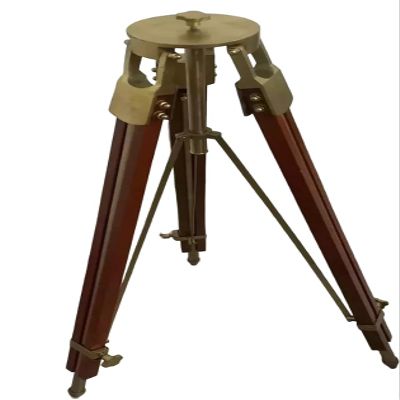 63 Inch Tripod Nautical Large Vintage Theater Stage Industrial Nautical Tripod Stand Decor