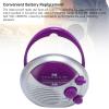 AM FM Shower Radio, Water Proof Hanging Bathroom Radio with Rotating Knob or Bathroom, Kitchen, and Outdoor, Built in Speaker view 3