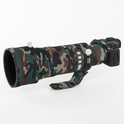 CHASING BIRDS Lens Camouflage Waterproof Coat for Canon RF 100-300mm F2.8 L is USM Rainproof Lens Protective Cover Version IV (Military Green Camouflage, with Extender RF 1.4X)