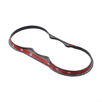 ABS Water Cup Frame Cover for Focus 2 MK2 and For Fiesta MK7 Design for Enhanced Vehicle Interior (Carbon fiber black)