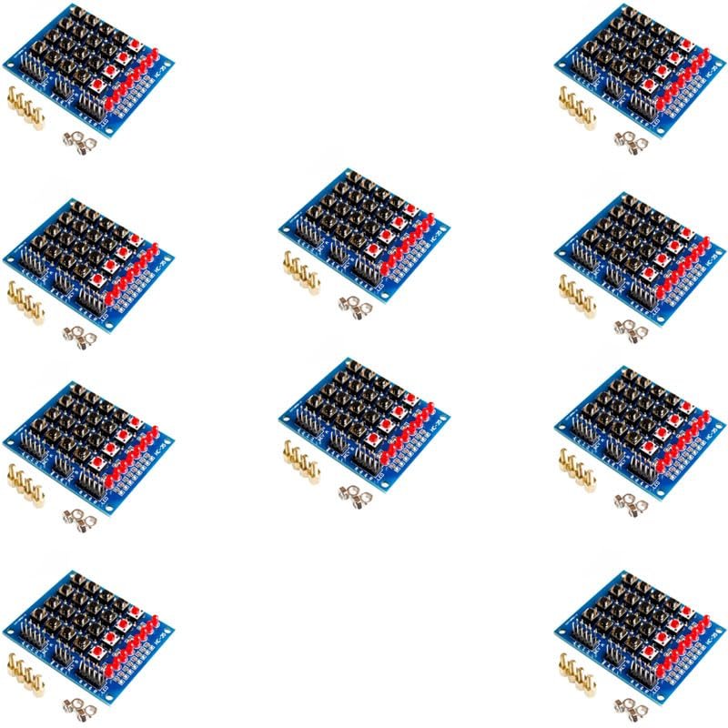 10pcs Matrix Independent Keyboard