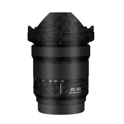 Camerea Lens Skin Anti-Scratch Sticker for Panasonic LUMIX S 20-60mm F3.5-5.6 Coat Vinly Protective Film Body Protector Decals Cover 20-60 3.5-5.6(Shadow Camo Black)