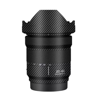 Camerea Lens Skin Anti-Scratch Sticker for Panasonic LUMIX S 20-60mm F3.5-5.6 Coat Vinly Protective Film Body Protector Decals Cover 20-60 3.5-5.6(Carbon Fiber Black)