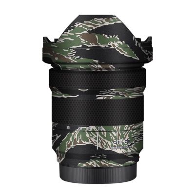 Camerea Lens Skin Anti-Scratch Sticker for Panasonic LUMIX S 20-60mm F3.5-5.6 Coat Vinly Protective Film Body Protector Decals Cover 20-60 3.5-5.6(Tiger Stripe Camo)