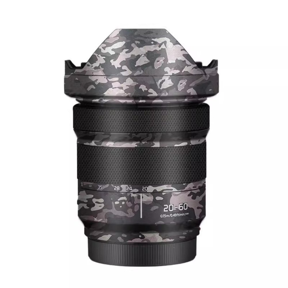 Camerea Lens Skin Anti-Scratch Sticker for Panasonic LUMIX S 20-60mm F3.5-5.6 Coat Vinly Protective Film Body Protector Decals Cover 20-60 3.5-5.6(Field Camouflage)