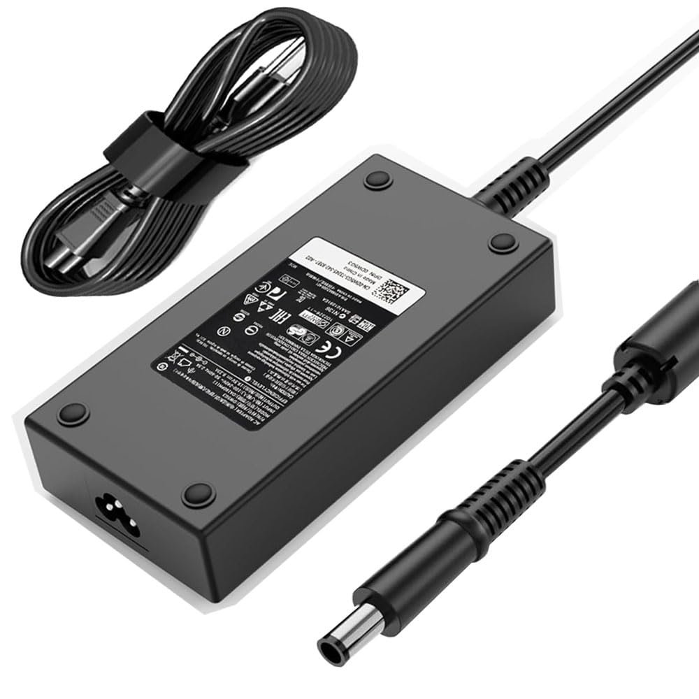 180W 130W AC Charger/Adapter Fit for Dell WD15 Business Dock K17A Monitor,Docking Station WD19TB K20A, WD19,Thunderbolt Dock TB15 TB16 K16A WD19TBS TB18DC Dock D6000 D6000S Laptop Power Adapter Cord