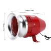 TOPINCN Electric Horn Siren, 125dB Sound Siren Buzzer with Premium Copper Motor, Iron and Aluminum Alloy Durable Security Alarm for Home Factory School Ranch Office Outdoor (12V) view 2