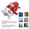 TOPINCN Electric Horn Siren, 125dB Sound Siren Buzzer with Premium Copper Motor, Iron and Aluminum Alloy Durable Security Alarm for Home Factory School Ranch Office Outdoor (12V) view 4