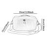 Crossbody Bag for Camera with Waterproof Feature and Adjustable Strap, Orange view 2