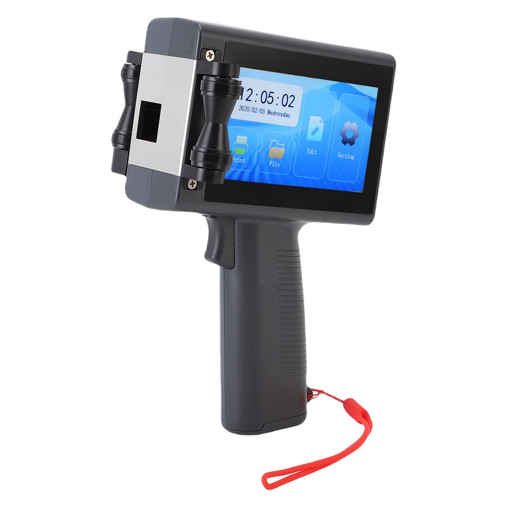 Fafeicy 1000mm Printing Length Handheld Printer with 4.3 inch Touch Screen, 29 Languages Operation, 600dpi Resolution, 60m / min Printing Speed (US Plug)