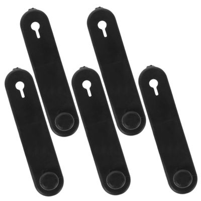 Cabilock 5pcs Silicone Tension Straps for Throttle Cable Brake Line Management Flexible Wire Fixing for Motorcycles Electric Bikes Easy to Use and Portable Cable Ties
