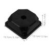 STOBOK 1set Cable Storage Box CCTV Camera Junction Box Outdoor Security Camera Mount Bracket Plastic Cable Hide for Electrical Wiring view 2