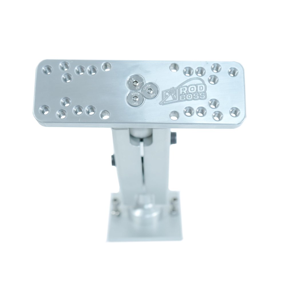 Rod Boss 6004EM Single Screen Electronics Mount - 4" Ball and Socket