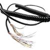 ACFFVBW Coiled Extension Cord, 24 Cores 0.25mm Square Spiral Cable Handwheel Cable Shielded Spring Wire CNC Machine Tool Connecting(Stretch 6 Meter) view 3