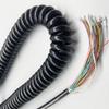 ACFFVBW Coiled Extension Cord, 24 Cores 0.25mm Square Spiral Cable Handwheel Cable Shielded Spring Wire CNC Machine Tool Connecting(Stretch 6 Meter) view 4