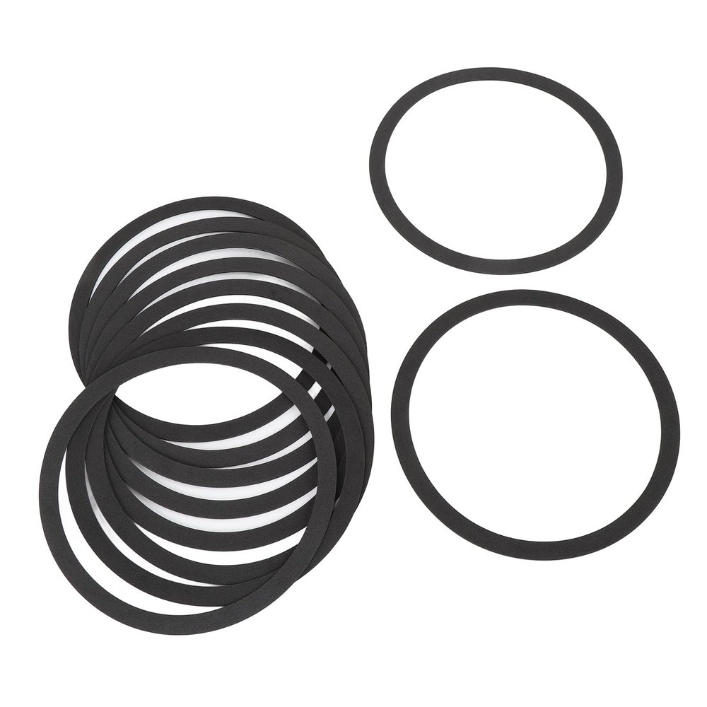 10 Pcs EVA Speaker Sealing Rings 210mm OD 184mm ID 10mm Width 2mm Thickness Woofer Speaker Foam Sealing Gasket