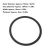 10 Pcs EVA Speaker Sealing Rings 210mm OD 184mm ID 10mm Width 2mm Thickness Woofer Speaker Foam Sealing Gasket view 2