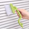 DimyFew Air Conditioning Shutter Cleaning Brush Door Window Track Cleaning Brush Handheld Shower Door Cleaner for Home Bathtub Bathroom Keyboard, Green view 3
