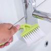 DimyFew Air Conditioning Shutter Cleaning Brush Door Window Track Cleaning Brush Handheld Shower Door Cleaner for Home Bathtub Bathroom Keyboard, Green view 4