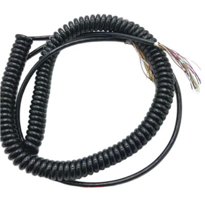 ACFFVBW Coiled Extension Cord, 12 Cores Cable Stretchable 3 Meters to 4 Meters CNC Handheld Encoder Manual Generator