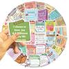 100Pcs Positive Affirmation Stickers, Self Love Care Quote Mental Health Inspirational Motivational Encouraging Sticker Pack for Laptops Water Bottles Students Waterproofing Decals Teens Adults view 2