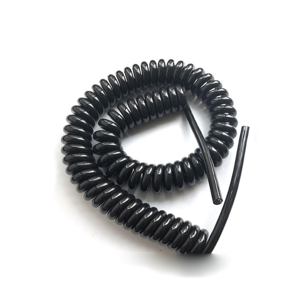 ACFFVBW Coiled Extension Cord, 12 Cores Spiral Telescopic Cable 24AWG Shielded Spring Telescopic(24awg,Stretch 1 Meter)