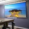 100 Inch HD 16:9 Manual Pull Down Projector Screen Self Locking for Home Meeting Room School Restaurant Bar view 3