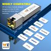 10GBase-T SFP+ to RJ45 Module Transceiver, Copper 10G SFP+ Ethernet CAT6a, Up to 98Ft(30m), Auto-Negotiation 1/2.5/5/10G for RJ45, Compatible with Cisco SFP-10G-T-S, Meraki, TP-Link, Mikrotik, Netgear view 2