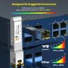 10GBase-T SFP+ to RJ45 Module Transceiver, Copper 10G SFP+ Ethernet CAT6a, Up to 98Ft(30m), Auto-Negotiation 1/2.5/5/10G for RJ45, Compatible with Cisco SFP-10G-T-S, Meraki, TP-Link, Mikrotik, Netgear view 4